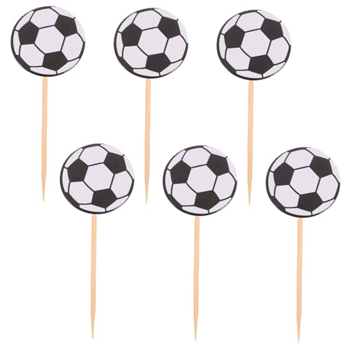 MOLUCKFU 60 Stück Fußball-kucheneinsatz Fußball-cupcake-topper Fußball-cupcake-picks Kuchendekorationen Kugeln Kuchen Fußball-kuchenaufsatz Fußballkuchen-picks Kuchen Papier MOLUCKFU 60 Stück Fußball-kucheneinsatz Fußball-cupcake-topper Fußball-cupcake-picks Kuchendekorationen Kugeln Kuchen Fußball-kuchenaufsatz Fußballkuchen-picks Kuchen Papier von MOLUCKFU