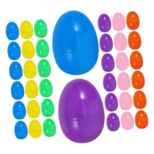 MOLUCKFU Ostereier Ostern Dekorieren 60 Stücke Füllbare Riesen Eier Ostern Boxen MOLUCKFU Ostereier Ostern Dekorieren 60 Stücke Füllbare Riesen Eier Ostern Boxen von MOLUCKFU