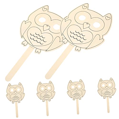 MOLUCKFU Tiermasken-set für Jungen und Mädchen Holzmalerei-requisiten Halloween-maskenspielzeug Party-dekorationen für Jungen und Mädchen MOLUCKFU Tiermasken-set für Jungen und Mädchen Holzmalerei-requisiten Halloween-maskenspielzeug Party-dekorationen für Jungen und Mädchen von MOLUCKFU