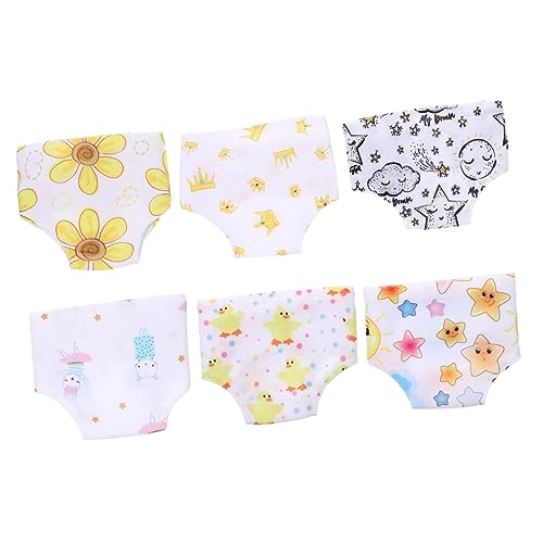 MOLUCKFU 6St Puppe Höschen puppenkleidung Puppen Kleidung Puppenmode-Set Puppen-Zubehör-Set Puppenzubehör-Set Mädchen Puppen-Outfit Outfits Puppe kostüm Mini-Höschen Stoff MOLUCKFU 6St Puppe Höschen puppenkleidung Puppen Kleidung Puppenmode-Set Puppen-Zubehör-Set Puppenzubehör-Set Mädchen Puppen-Outfit Outfits Puppe kostüm Mini-Höschen Stoff von MOLUCKFU