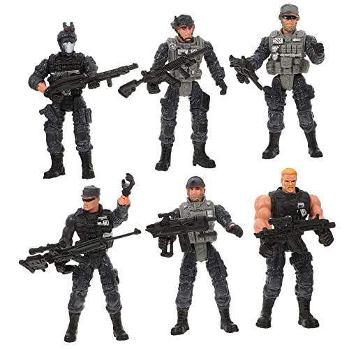 MOLUCKFU 6St Soldatenmodell interaktives Toys Soldaten Team Figur Armeemänner Actionfiguren kinderspielzeug militärisches Zubehör Soldatenfiguren Plastik MOLUCKFU 6St Soldatenmodell interaktives Toys Soldaten Team Figur Armeemänner Actionfiguren kinderspielzeug militärisches Zubehör Soldatenfiguren Plastik von MOLUCKFU