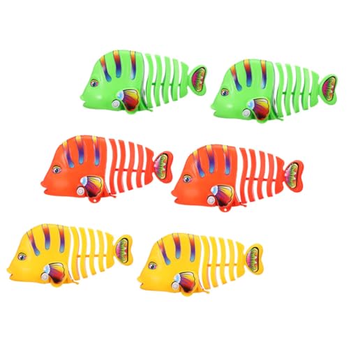 MOLUCKFU Wasserspielzeug Pool 6st Uhrwerk-rockerfisch Badewannenspielzeug Badespielzeug Für Детские Игрушки Fun Toy Kinderspielzeug Interessante Uhrwerkspielzeuge Badespielzeug Aufziehen Plastik MOLUCKFU Wasserspielzeug Pool 6st Uhrwerk-rockerfisch Badewannenspielzeug Badespielzeug Für Детские Игрушки Fun Toy Kinderspielzeug Interessante Uhrwerkspielzeuge Badespielzeug Aufziehen Plastik von MOLUCKFU