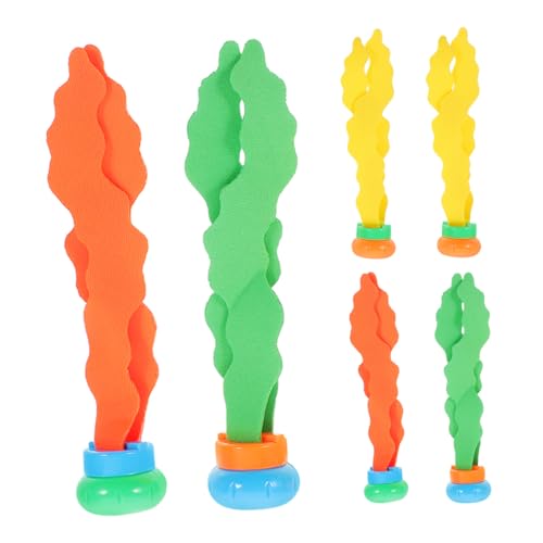 MOLUCKFU 6Stücke Teiliges Unterwasser Algenspielzeug Tauchspielzeug für Wasserspielzeug für Pool und Badewanne Fördert Tauchfähigkeiten und Spaß mit Freunden Farben Zufällig MOLUCKFU 6Stücke Teiliges Unterwasser Algenspielzeug Tauchspielzeug für Wasserspielzeug für Pool und Badewanne Fördert Tauchfähigkeiten und Spaß mit Freunden Farben Zufällig von MOLUCKFU