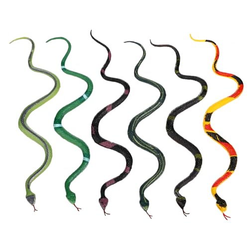 MOLUCKFU 6er Set Lebensechte Schlangen Realistische Schlangenfiguren Aus Für Halloween Dekorationen Und Streiche Naturgetreue Snake Deko Für Garten Und Party MOLUCKFU 6er Set Lebensechte Schlangen Realistische Schlangenfiguren Aus Für Halloween Dekorationen Und Streiche Naturgetreue Snake Deko Für Garten Und Party von MOLUCKFU