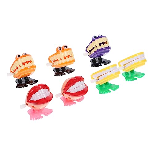 MOLUCKFU 7St zum Tag der Zähne mit klappernden Zähnen Neuheit Bausatz aufziehen für kinderspielzeug Fun Toy Aufzieh Zahnspielzeug Plastik MOLUCKFU 7St zum Tag der Zähne mit klappernden Zähnen Neuheit Bausatz aufziehen für kinderspielzeug Fun Toy Aufzieh Zahnspielzeug Plastik von MOLUCKFU