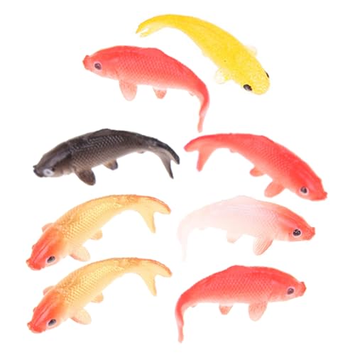 MOLUCKFU Simulations-koi-Modell Miniaturfische Für Aquarien Deko Fische Klein Winziger Karpfen Künstliche Fische Aquarium-Ornamente Puppenhaus Mikro-landschaftsdekor MOLUCKFU Simulations-koi-Modell Miniaturfische Für Aquarien Deko Fische Klein Winziger Karpfen Künstliche Fische Aquarium-Ornamente Puppenhaus Mikro-landschaftsdekor von MOLUCKFU