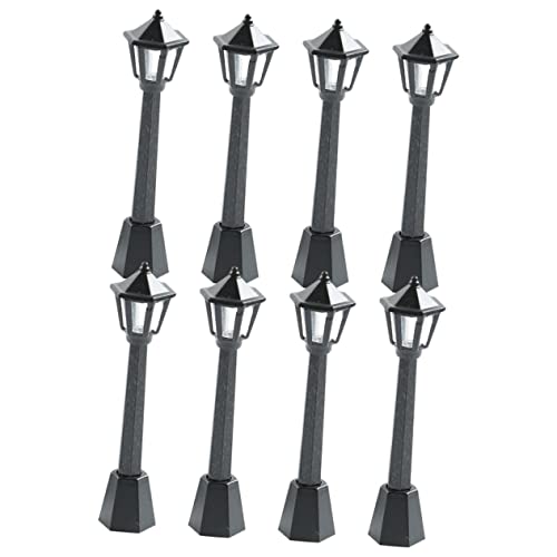 MOLUCKFU 8 Stück Straßenlaternen Dekorative Mikro Straßenlampen für Puppenhaus und Garten Realistische Mini Beleuchtung MOLUCKFU 8 Stück Straßenlaternen Dekorative Mikro Straßenlampen für Puppenhaus und Garten Realistische Mini Beleuchtung von MOLUCKFU