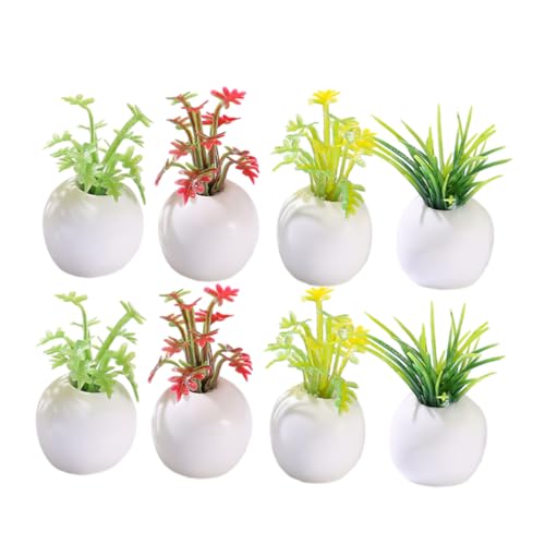 MOLUCKFU Sukkulente Topfpflanzen Miniatur-topfpflanzen Zur Dekoration Künstliche Mini-Pflanzen Bonsai-Dekorationen Für Miniaturhäuser MOLUCKFU Sukkulente Topfpflanzen Miniatur-topfpflanzen Zur Dekoration Künstliche Mini-Pflanzen Bonsai-Dekorationen Für Miniaturhäuser von MOLUCKFU