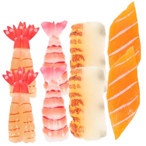 MOLUCKFU 8 Teiliges Sushi Modell Spielzeug, Simuliertes Sushi Spielzeug, Simuliertes Lebensmittelmodell, Künstliches Sushi Modell, Kunstlebensmitteldekor, Kunstlebensmittelmodell, MOLUCKFU 8 Teiliges Sushi Modell Spielzeug, Simuliertes Sushi Spielzeug, Simuliertes Lebensmittelmodell, Künstliches Sushi Modell, Kunstlebensmitteldekor, Kunstlebensmittelmodell, von MOLUCKFU