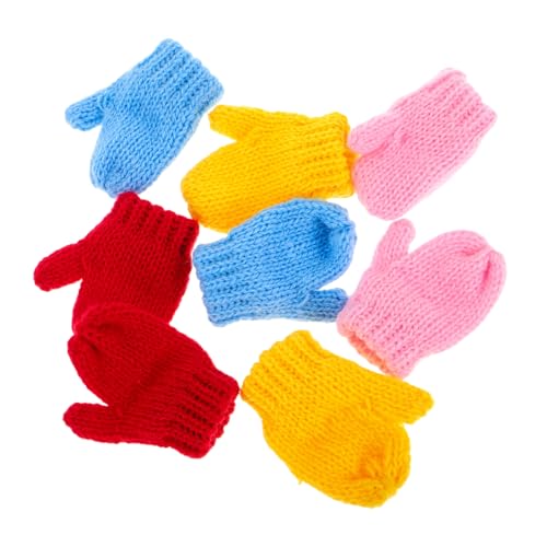MOLUCKFU 8Stücke Mini Strickhandschuhe für Puppen Bezaubernde Wollhandschuhe und Vielseitig Einsetzbar für Puppenkleidung Zubehör für DIY Projekte MOLUCKFU 8Stücke Mini Strickhandschuhe für Puppen Bezaubernde Wollhandschuhe und Vielseitig Einsetzbar für Puppenkleidung Zubehör für DIY Projekte von MOLUCKFU