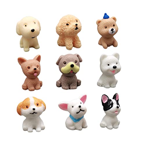 MOLUCKFU 9st Mini-welpen-Ornament Züchten Kauer Figuren Haustier Auto Hund Cupcake-verzierung Tiere Bindestrich Mikrogartendekoration Gartendeko Accessoire Harz Colorful MOLUCKFU 9st Mini-welpen-Ornament Züchten Kauer Figuren Haustier Auto Hund Cupcake-verzierung Tiere Bindestrich Mikrogartendekoration Gartendeko Accessoire Harz Colorful von MOLUCKFU
