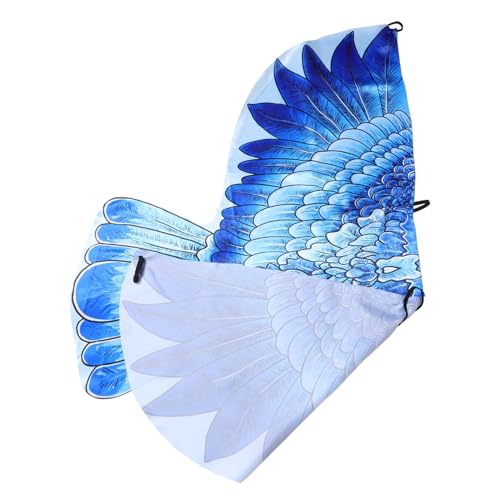 MOLUCKFU Adlerflügel Schal Adler Kostüm Für Damen Halloween Adlerflügel Vogel Cosplay Erwachsene Umhang Für Erwachsene Flügel Kostüm Flügel Party Halloween von MOLUCKFU