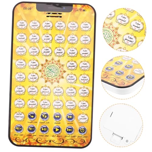 MOLUCKFU Arabisch-lernmaschine Kleinkind Tablet -Telefon Schreibtafel Für -Tablet Kindertablet Tablet Tragbares Kinderspielzeug Kinderzubehör Plastik von MOLUCKFU