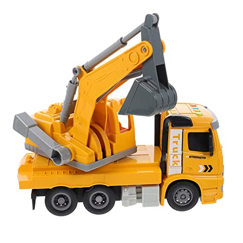 MOLUCKFU Bagger Modell puppenwagen kinderspielzeug Auto Kinderfreundliches Auto Farbenfrohes Lernfahrzeug Kinderspielzeug aus Kunststoff Plastik Yellow MOLUCKFU Bagger Modell puppenwagen kinderspielzeug Auto Kinderfreundliches Auto Farbenfrohes Lernfahrzeug Kinderspielzeug aus Kunststoff Plastik Yellow von MOLUCKFU