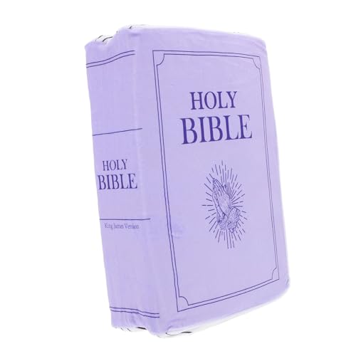 MOLUCKFU Bibel Buch Plüschkissen Weicher Kuschelkissen Für Sofa Und Bett Kreatives Geschenk Mit Bibelvers Für Erwachsene Deko-Accessoire von MOLUCKFU