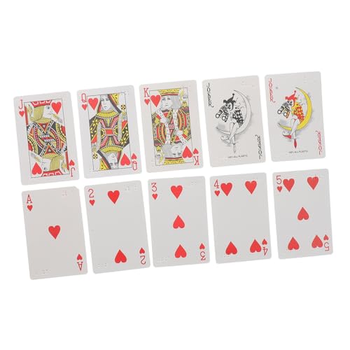 MOLUCKFU Braille Spielkarten Große Druckgröße Taktile Brailleschrift für Sehbehinderte Erwachsene und Inklusive Spieleunterhaltung Zugänglich Geeignet von MOLUCKFU