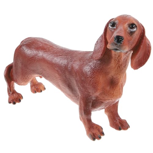 MOLUCKFU Simulation Realistischer Hund Figurine Detaillierte Kunststoff Hundefigur Für Kinderzimmer Haustier-Dekoration Und Lernspielzeug Braune Dackel-Statue MOLUCKFU Simulation Realistischer Hund Figurine Detaillierte Kunststoff Hundefigur Für Kinderzimmer Haustier-Dekoration Und Lernspielzeug Braune Dackel-Statue von MOLUCKFU