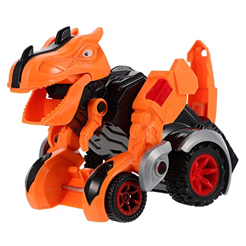 MOLUCKFU Dinosaurier-Transforming-Auto-Spielzeug Pull Back-Auto Vorschul-lernspielzeug Für Jungen Und Mädchen Orange MOLUCKFU Dinosaurier-Transforming-Auto-Spielzeug Pull Back-Auto Vorschul-lernspielzeug Für Jungen Und Mädchen Orange von MOLUCKFU