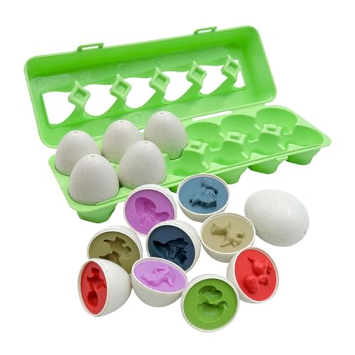 MOLUCKFU Dinosaurier-Form-Baby-Spielzeug Passendes Lernspielzeug Kleinkind-farb- Und Formsortier-kinderspielzeug Lernspielzeug Feine Handwerkskunst von MOLUCKFU