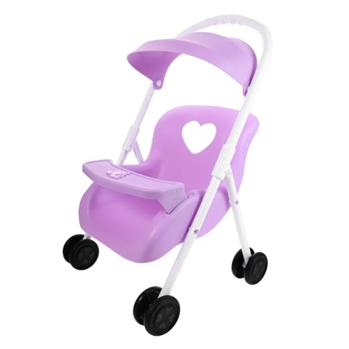 MOLUCKFU Doll Stroller Zubehör für Puppenhaus Weinrot Robustes Material für Rollenspiele Verschönerung von Puppenhäusern MOLUCKFU Doll Stroller Zubehör für Puppenhaus Weinrot Robustes Material für Rollenspiele Verschönerung von Puppenhäusern von MOLUCKFU