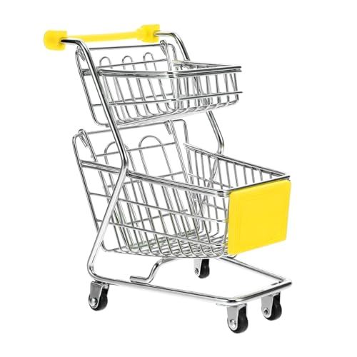 MOLUCKFU Einkaufswagen, Supermarkt Handwagen, Miniatur Supermarktwagen, Kleiner Einkaufswagen, Mini Kinderspielzeug, Miniatur Einkaufswagen, Schreibtisch Aufbewahrungsspielzeug, MOLUCKFU Einkaufswagen, Supermarkt Handwagen, Miniatur Supermarktwagen, Kleiner Einkaufswagen, Mini Kinderspielzeug, Miniatur Einkaufswagen, Schreibtisch Aufbewahrungsspielzeug, von MOLUCKFU