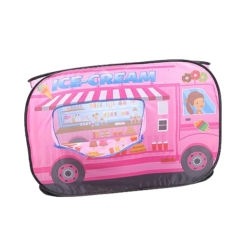 MOLUCKFU Eiscreme Wagen Spielzelt für Faltbares Indoor Outdoor Zelt Kreatives Design Leicht Langlebig für Spielabenteuer und Rollenspiele mit Bunten Mustern für Stundenlangen Spaß von MOLUCKFU