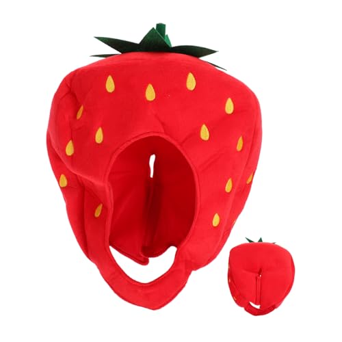 MOLUCKFU Erdbeerhaube Erdbeerkappen Fotografie Kostüm Hüte Lustiger Hut Niedliche Obst Kopfbedecke Cosplay Erdbeerhut Kostümzubehör Lustige Erdbeerhut -Party Gefällig MOLUCKFU Erdbeerhaube Erdbeerkappen Fotografie Kostüm Hüte Lustiger Hut Niedliche Obst Kopfbedecke Cosplay Erdbeerhut Kostümzubehör Lustige Erdbeerhut -Party Gefällig von MOLUCKFU