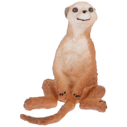 MOLUCKFU Erdmännchen Spielzeug, Realistische Tierfigur, Simuliertes Tiermodell, Simulation, Erdmännchen Figur, Lebensechte Simulation, Tiermodell, Kleintier Dekoration, Simulation, von MOLUCKFU