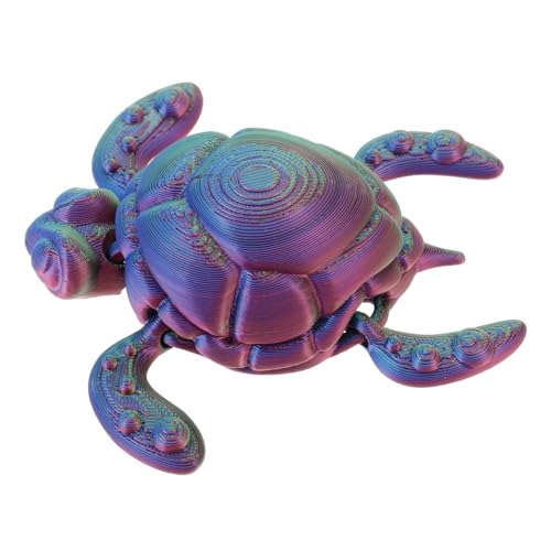 MOLUCKFU Gedrucktes Bewegliches Meeresschildkrötenmodell Bunte Realistische Simulation Tierfigur Aquarium und Schreibtisch Dekoration Kreative Sammlerfigur MOLUCKFU Gedrucktes Bewegliches Meeresschildkrötenmodell Bunte Realistische Simulation Tierfigur Aquarium und Schreibtisch Dekoration Kreative Sammlerfigur von MOLUCKFU