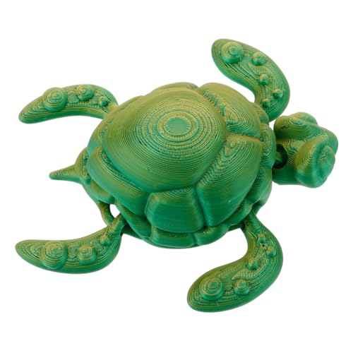 MOLUCKFU Gedrucktes Schildkrötenmodell Realistische Meeresschildkrötenfigur Dekoratives Sammelstück Lebensechte Simulation Spielerisches Aquariumzubehör MOLUCKFU Gedrucktes Schildkrötenmodell Realistische Meeresschildkrötenfigur Dekoratives Sammelstück Lebensechte Simulation Spielerisches Aquariumzubehör von MOLUCKFU