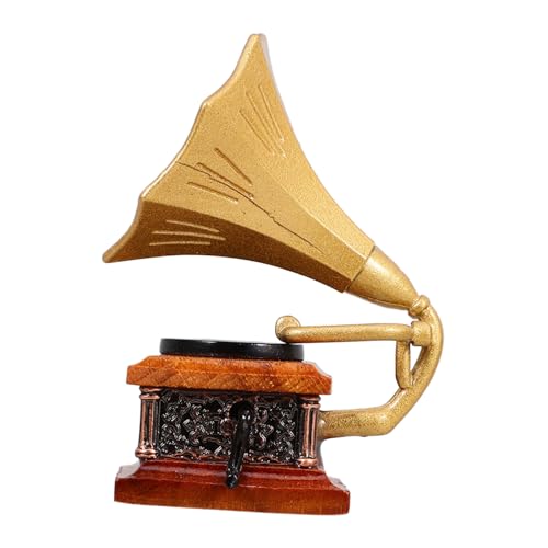 MOLUCKFU Home Puppenhaus Elektrogerät Miniatur Phonograph Für von MOLUCKFU