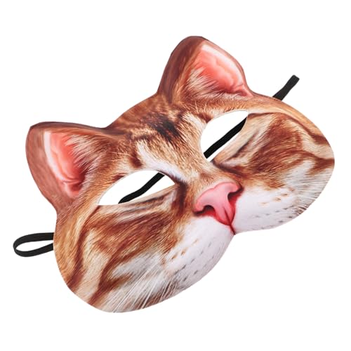 MOLUCKFU Halbgesichts Katzenmaske Damen Einstellbar Leichtes Material Wiederverwendbar Für Halloween Karneval Cosplay Partyaccessoire Mit Mysteriösem Tierdesign MOLUCKFU Halbgesichts Katzenmaske Damen Einstellbar Leichtes Material Wiederverwendbar Für Halloween Karneval Cosplay Partyaccessoire Mit Mysteriösem Tierdesign von MOLUCKFU