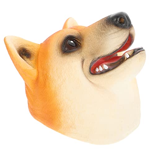 MOLUCKFU Handpuppenkopf Für Kinder Und Erwachsene Vinyl-handpuppe Mit Hundekopf Puppenspielzeug Für Fantasie Und Puppenspiel von MOLUCKFU