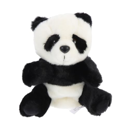 MOLUCKFU Handpuppe Panda aus Weichem Plüsch Interaktives Rollenspiel für Handliche für Erwachsene Fördert Eltern Junge Mädchen Beziehung und Frühe Bildung von MOLUCKFU