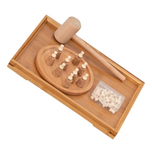 MOLUCKFU Montessori Holzhammer Set Pädagogisches Lernspielzeug Für Zur Der Hand Augen Koordination Ideal Für Frühe Bildung Und Motorische Fähigkeiten Kinderspielzeug Ab 3 von MOLUCKFU