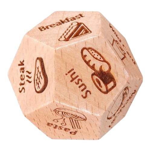 MOLUCKFU Holz Requisite, Kleines Essen, Essens Entscheidungsspiel Aus Holz, Essensentscheider, Einzigartiges Essensentscheider Spielzeug Zum Entscheiden Von Essen MOLUCKFU Holz Requisite, Kleines Essen, Essens Entscheidungsspiel Aus Holz, Essensentscheider, Einzigartiges Essensentscheider Spielzeug Zum Entscheiden Von Essen von MOLUCKFU