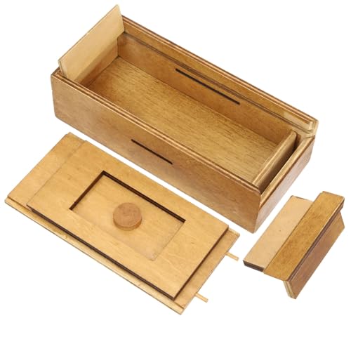 MOLUCKFU Holzbox mit Geheimem Fach Kniffliges für Jugendliche Hochwertiges Holzspielzeug Denkspiel Kognition Sichere Verarbeitung für Ab Jahren MOLUCKFU Holzbox mit Geheimem Fach Kniffliges für Jugendliche Hochwertiges Holzspielzeug Denkspiel Kognition Sichere Verarbeitung für Ab Jahren von MOLUCKFU