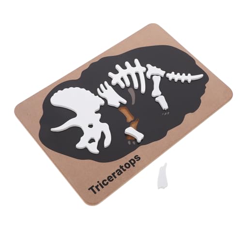 MOLUCKFU Holzpuzzle Dinosaurier Fossil Skelett für Kleinkinder Ab Jahr Montessori Lernspielzeug Fördert Kognitive Fähigkeiten und Motorische Entwicklung MOLUCKFU Holzpuzzle Dinosaurier Fossil Skelett für Kleinkinder Ab Jahr Montessori Lernspielzeug Fördert Kognitive Fähigkeiten und Motorische Entwicklung von MOLUCKFU
