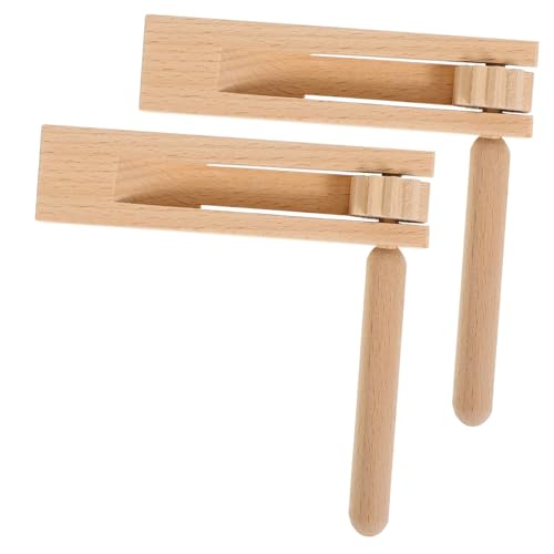 MOLUCKFU Holzratschen Geräuschmacher Pädagogisches Für Handpercussion Musikinstrument Puzzle Percussion Ideal Für Kreative Spielstunden von MOLUCKFU
