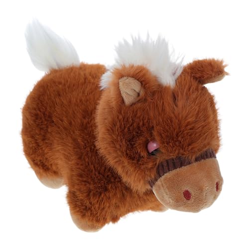 MOLUCKFU Jahr des Pferdes Maskottchen Realistisches Braunes Stofftier für Frühlingsfest Liebevolles Geburtstagsgeschenk MOLUCKFU Jahr des Pferdes Maskottchen Realistisches Braunes Stofftier für Frühlingsfest Liebevolles Geburtstagsgeschenk von MOLUCKFU