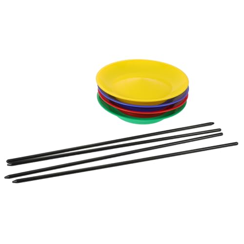 MOLUCKFU Jonglierplatten Set Teilig Rotierende Zirkus Teller mit Handstäben für Anfänger Leichtes Kunststoff Set zum Geschicklichkeitstraining Farbenfrohe Drehplatten für Zirkus und Party MOLUCKFU Jonglierplatten Set Teilig Rotierende Zirkus Teller mit Handstäben für Anfänger Leichtes Kunststoff Set zum Geschicklichkeitstraining Farbenfrohe Drehplatten für Zirkus und Party von MOLUCKFU