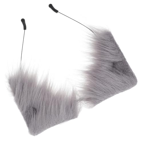 MOLUCKFU Katzenohren Haarband für Partys Niedliches Cosplay Zubehör Graues Katzenohr Headset Perfektes für Halloween Geburtstage und Besondere Anlässe MOLUCKFU Katzenohren Haarband für Partys Niedliches Cosplay Zubehör Graues Katzenohr Headset Perfektes für Halloween Geburtstage und Besondere Anlässe von MOLUCKFU