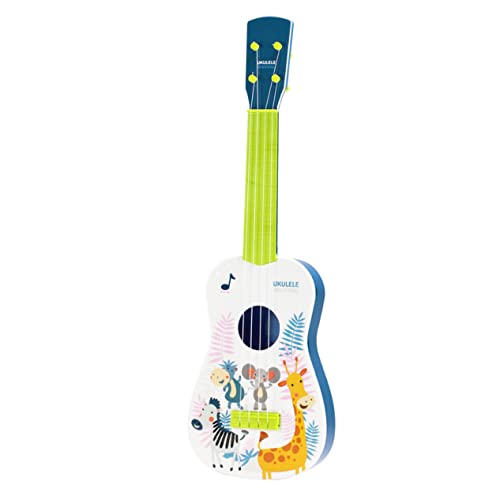 MOLUCKFU Kindertaugliche Realistische Ukulele Sichere Materialien Bunte Farben Pädagogisches Musikinstrument für Kleinkinder zum Lernen Zufällige Farbe Zufällige Farbe von MOLUCKFU