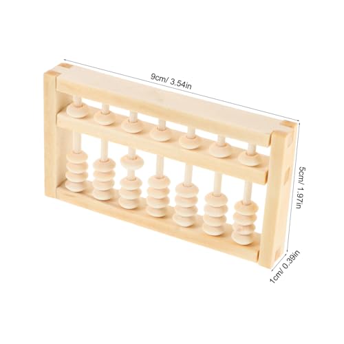 MOLUCKFU Kleiner Holz-abakus für Mathelernen Montessori Mini Rechenhilfe aus Holz Traditionelles Chinesisches Zählspielzeug Geburtstags-fotorequisite Pädagogisches Lernwerkzeug Zhua Zhou MOLUCKFU Kleiner Holz-abakus für Mathelernen Montessori Mini Rechenhilfe aus Holz Traditionelles Chinesisches Zählspielzeug Geburtstags-fotorequisite Pädagogisches Lernwerkzeug Zhua Zhou von MOLUCKFU