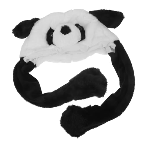 MOLUCKFU Ear Moving Panda Hat Beweglicher Plüsch Hut Mit Tierohren Für Cosplay Partys Und Halloween Niedliches Kostümzubehör Für Mädchen Und Jungen MOLUCKFU Ear Moving Panda Hat Beweglicher Plüsch Hut Mit Tierohren Für Cosplay Partys Und Halloween Niedliches Kostümzubehör Für Mädchen Und Jungen von MOLUCKFU