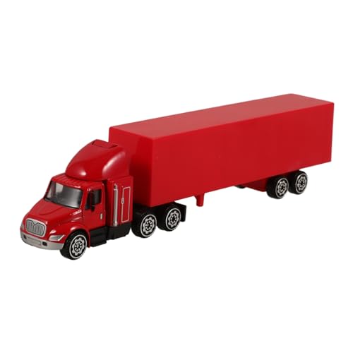 MOLUCKFU Container-LKW-Modell Kinderspielzeugauto-Modell Schiebedesign Leicht Zu Reinigen Und Aufzubewahren von MOLUCKFU