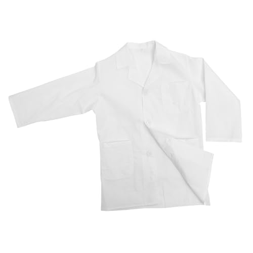 MOLUCKFU Laborkittel für kinderkostüme Halloween kinderkostum Halloween Costume Kleinkind verkleiden wackelt Laborkittel für Kleinkinder Arztkittel für Stoff Weiß MOLUCKFU Laborkittel für kinderkostüme Halloween kinderkostum Halloween Costume Kleinkind verkleiden wackelt Laborkittel für Kleinkinder Arztkittel für Stoff Weiß von MOLUCKFU