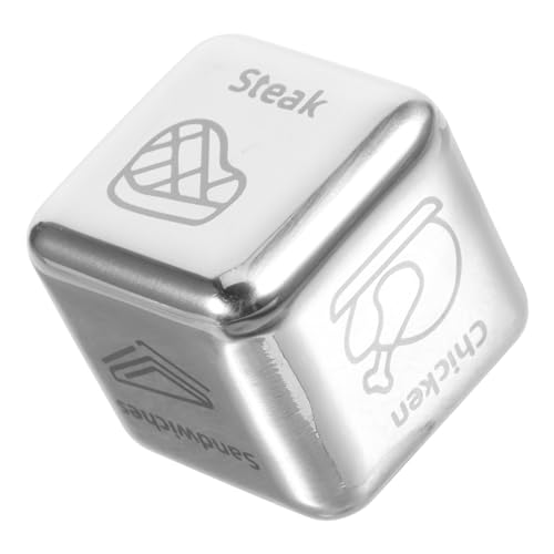 MOLUCKFU Lebensmittelauswahl Date dice Essenswürfel Entscheidung Nacht-Date-Würfel Spielwürfel Requisiten Spiel-Requisiten Spiel Würfel Jubiläumsgeschenke für sie Rostfreier Stahl MOLUCKFU Lebensmittelauswahl Date dice Essenswürfel Entscheidung Nacht-Date-Würfel Spielwürfel Requisiten Spiel-Requisiten Spiel Würfel Jubiläumsgeschenke für sie Rostfreier Stahl von MOLUCKFU