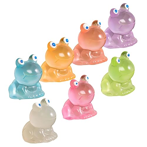 MOLUCKFU Leuchtende Froschfiguren Miniatur Harz Deko Für Garten Und Tisch Luminous Frog Skulpturen Milchweiß Hellrot MOLUCKFU Leuchtende Froschfiguren Miniatur Harz Deko Für Garten Und Tisch Luminous Frog Skulpturen Milchweiß Hellrot von MOLUCKFU