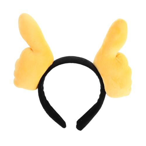 MOLUCKFU Lustiges Handgesten-stirnband Für Fotos Neuartiges Haarband Für Partys Festliches Weihnachtsaccessoire Vielseitige Kopfbedeckung von MOLUCKFU